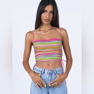 Princess Polly Sutton Top Multi NWT 10